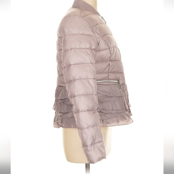 Tahari Cascading Quilted Pink Nylon Jacket M NWT - Picture 5 of 8